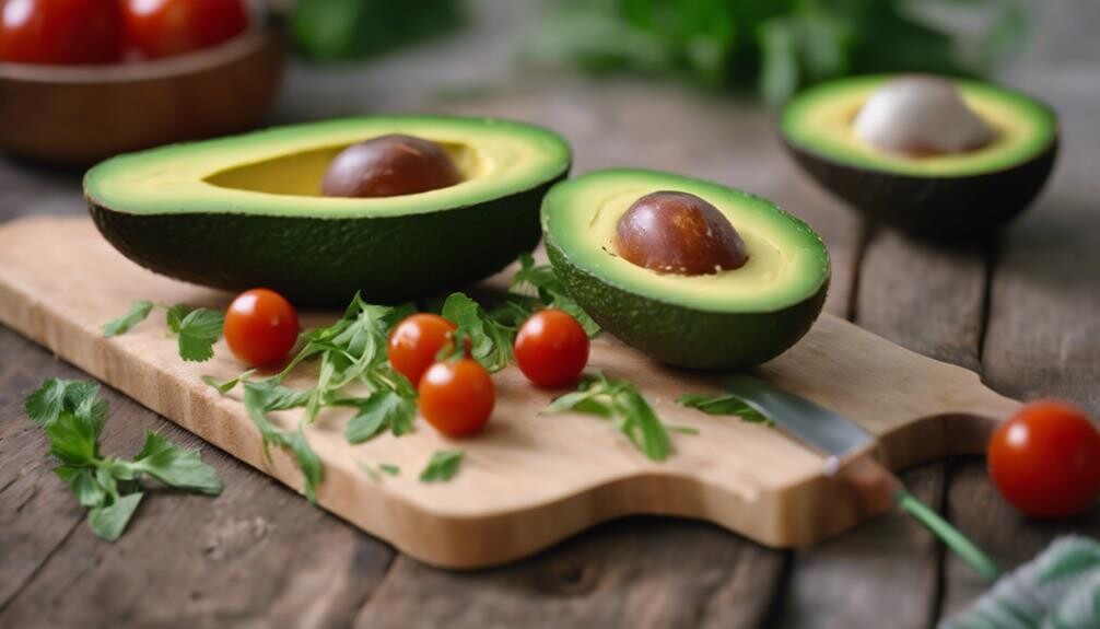 green creamy nutritious fruit