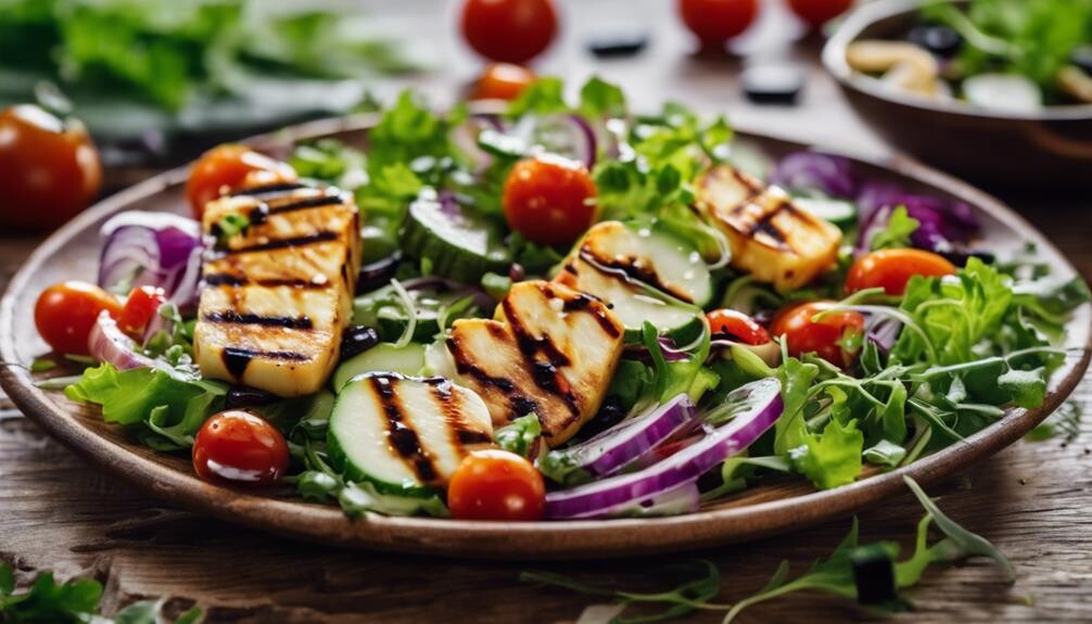 grilled cheese and greens