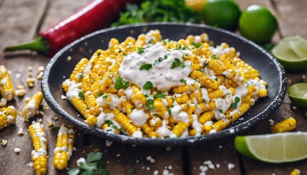 grilled corn on cob