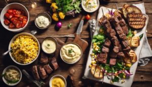 grilled steak kabob sides