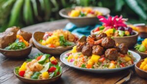 hawaiian meatballs side dishes