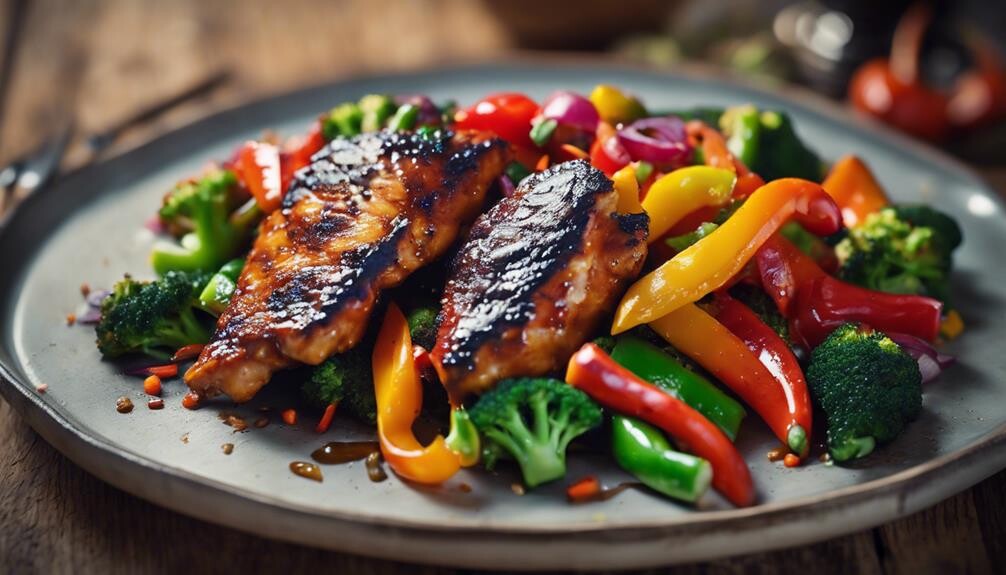 healthy and colorful dish
