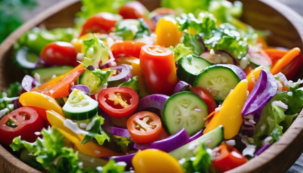 healthy and colorful mix