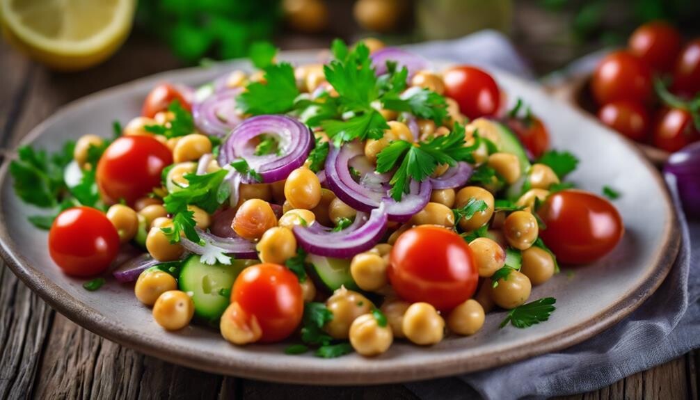 healthy and flavorful salad