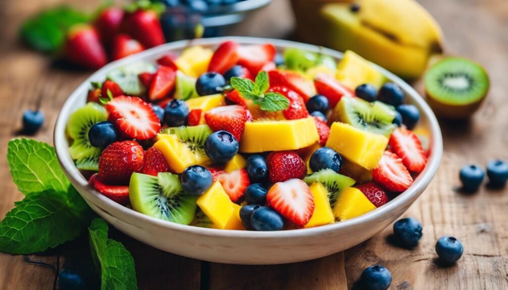 healthy colorful refreshing delicious