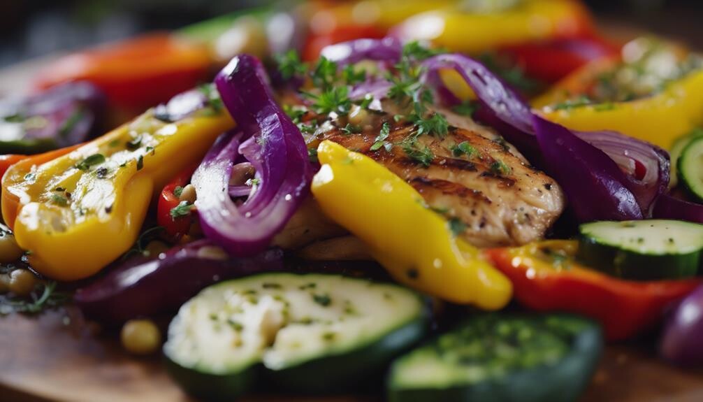 healthy cooking with veggies