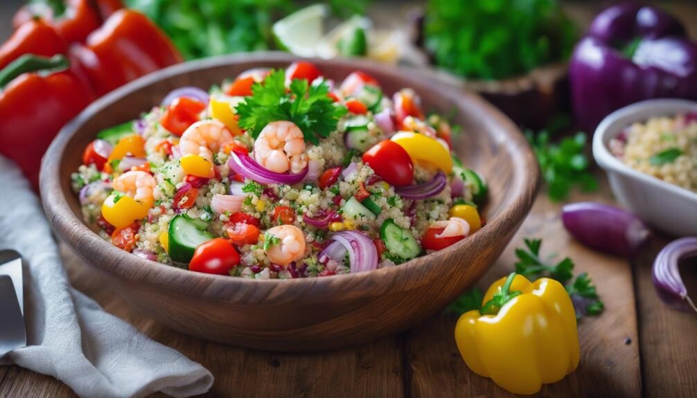 healthy grains and vegetables
