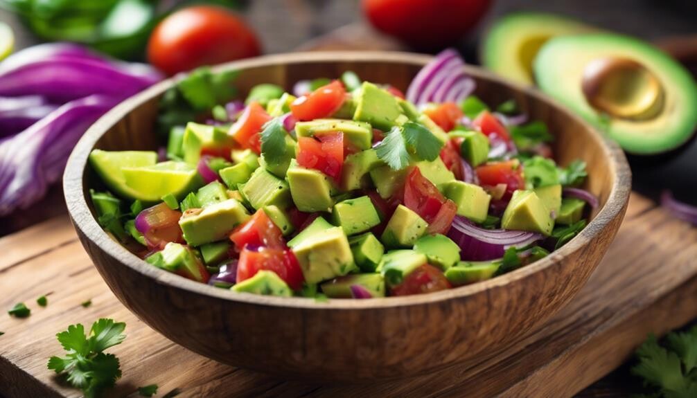 healthy green avocado dish
