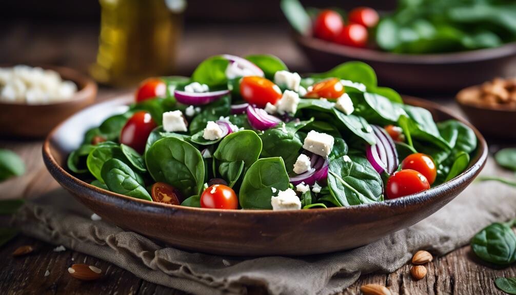 healthy green leafy dish