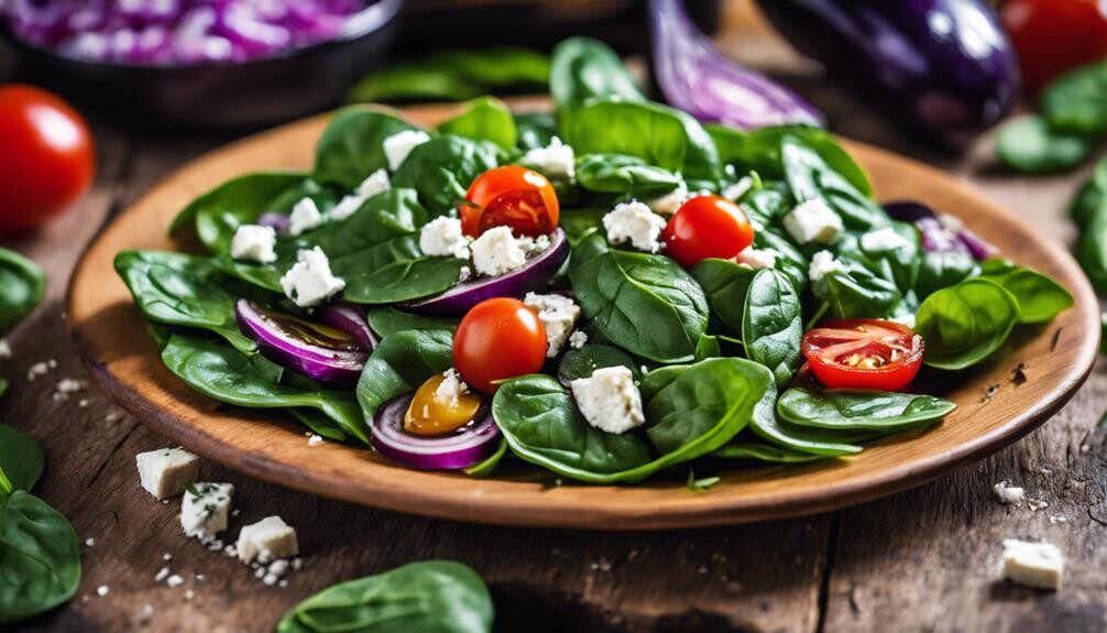 healthy green leafy salad