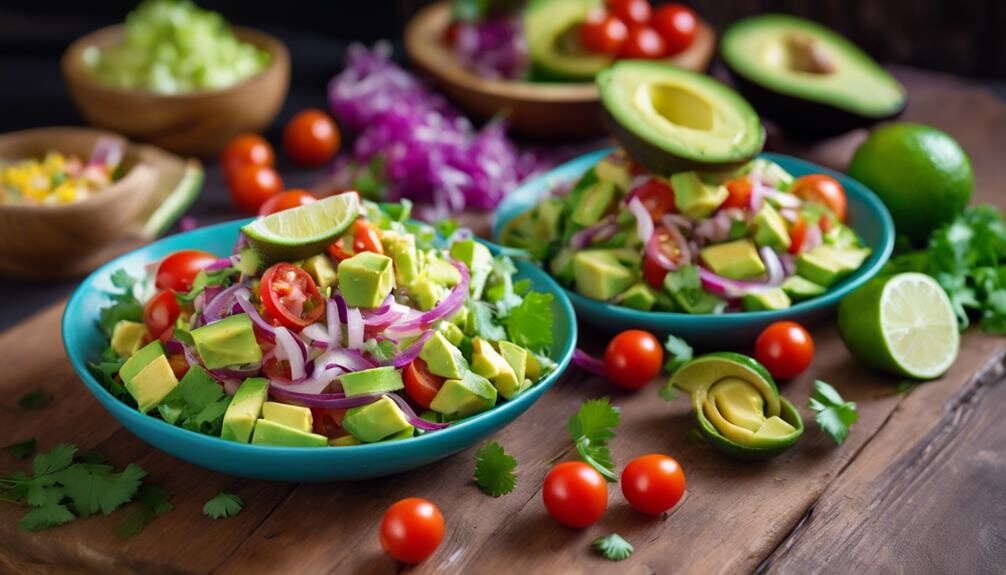 healthy green lunch option