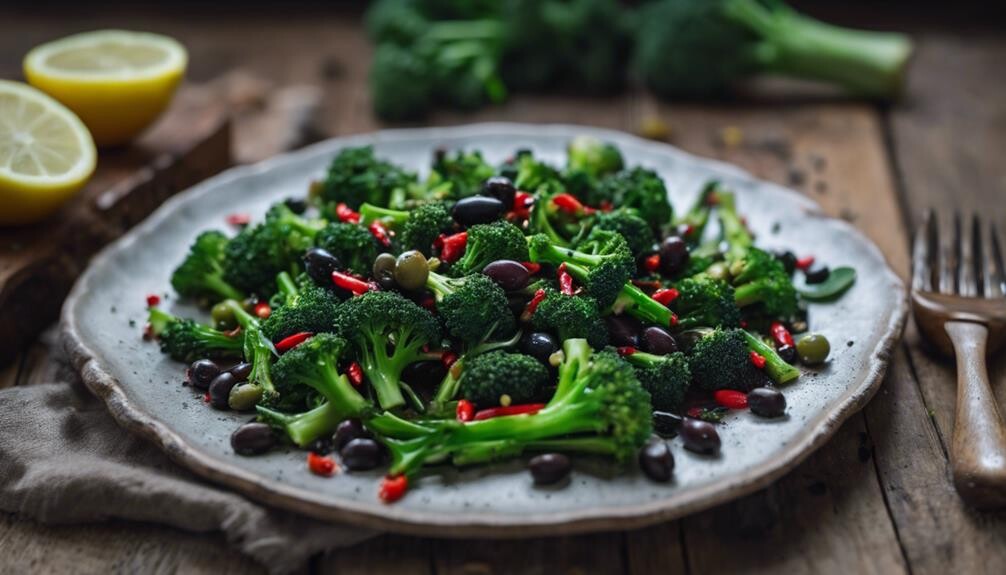 healthy green veggie dish