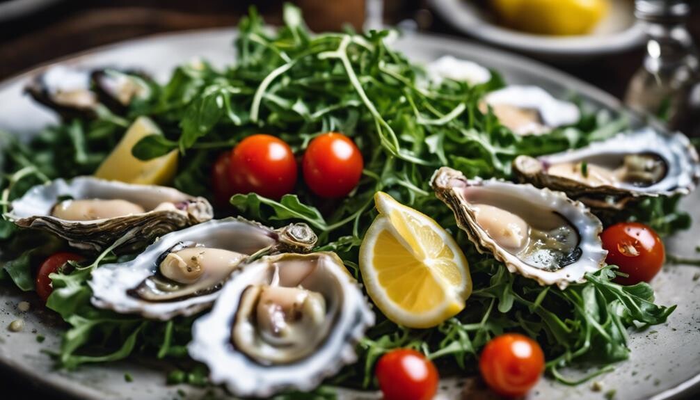 healthy greens and vinaigrette