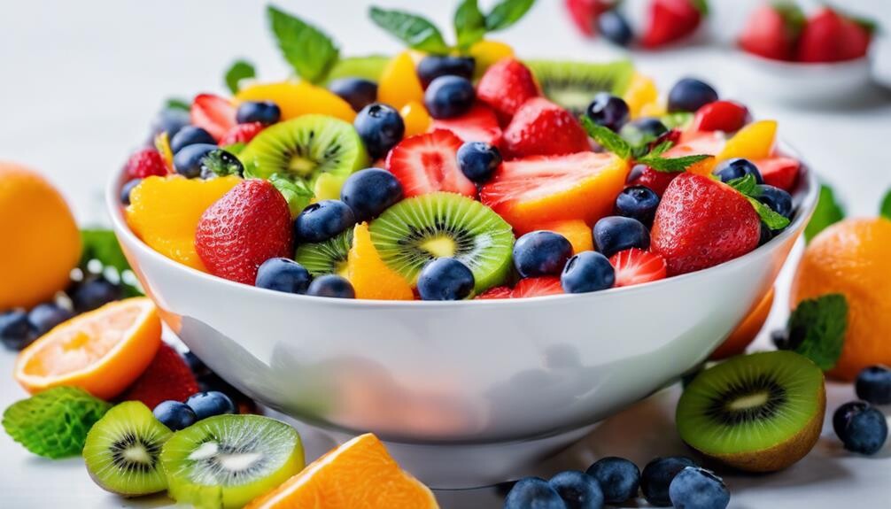 healthy summer fruit mix