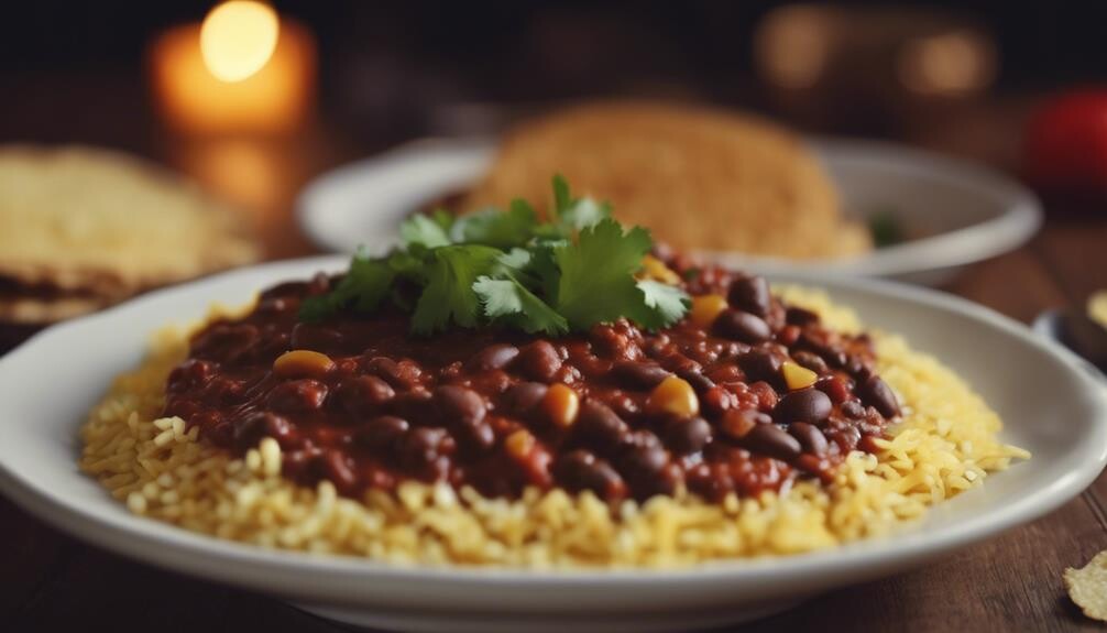 hearty and spicy chili