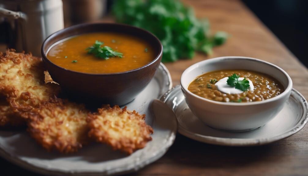 homemade hearty lentil soup