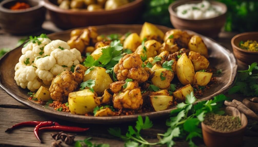 indian potato cauliflower dish