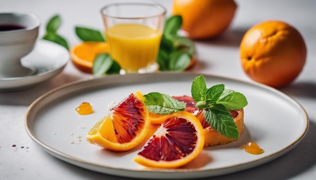 juicy tangy bright flavors