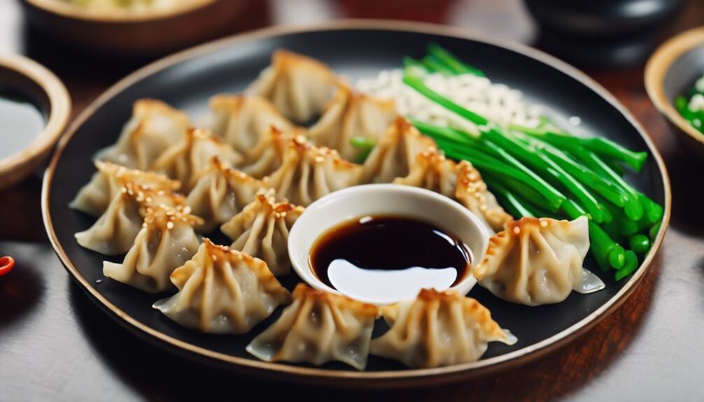 korean dumplings hot broth