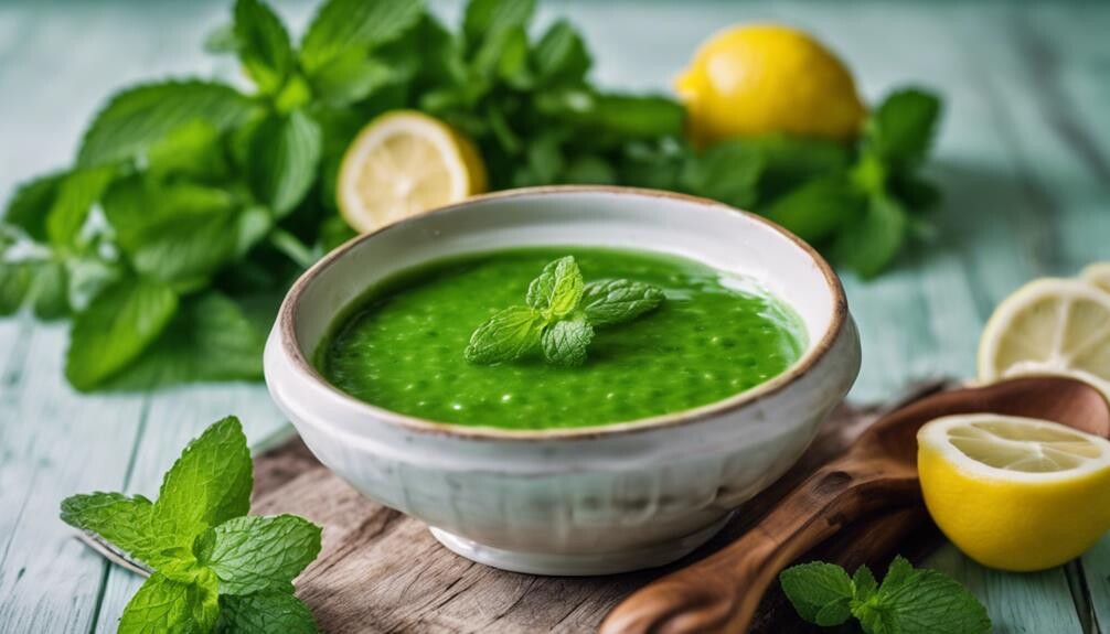 lamb with mint sauce