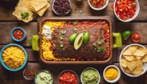 meatloaf and mexican sides