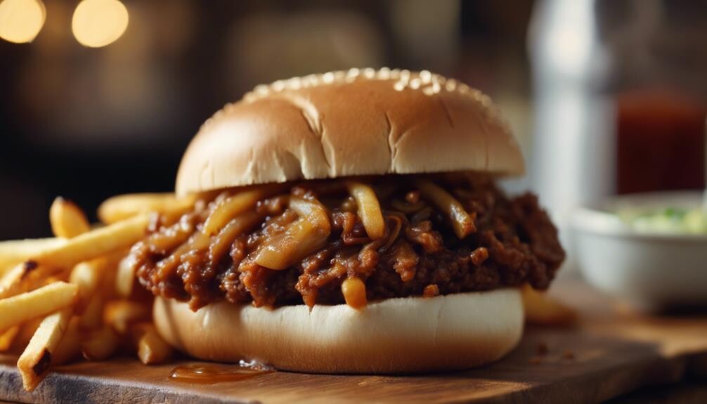 meaty saucy sandwich delight