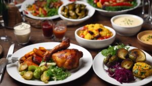 mock chicken leg pairings