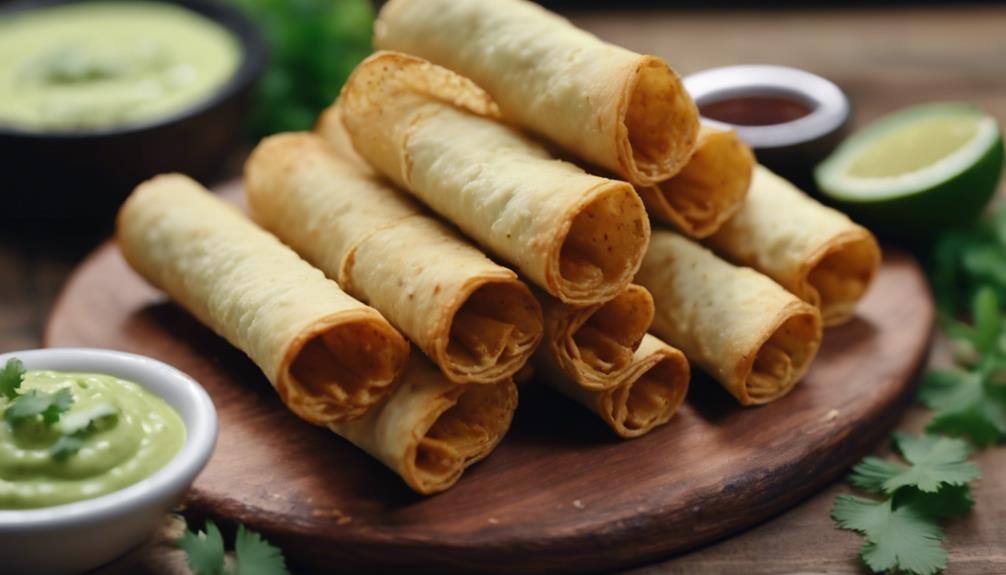 mouthwatering crispy rolled snacks