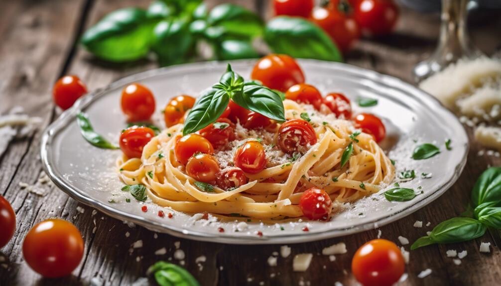 pasta with fresh herbs