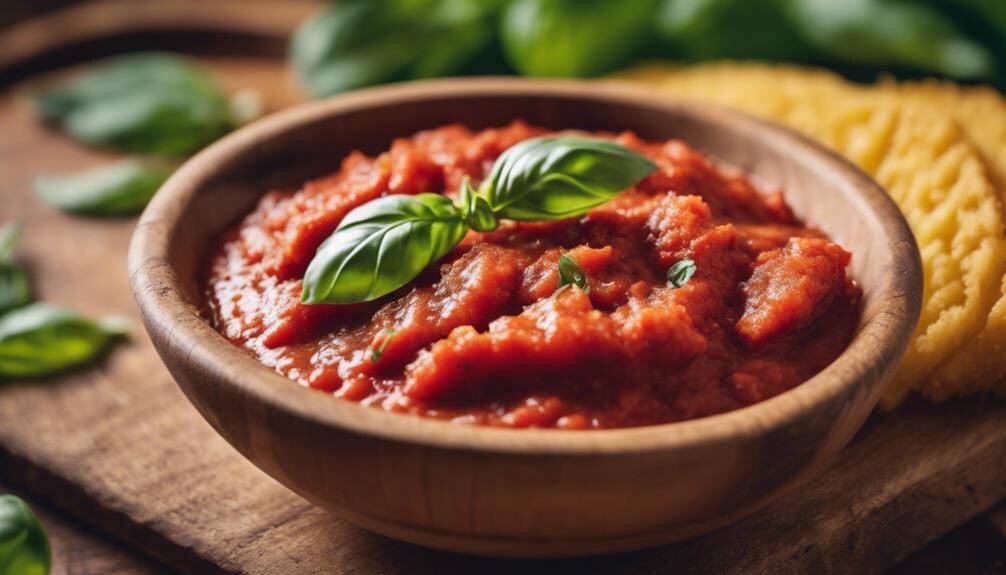 pasta with homemade marinara