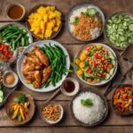 peanut chicken side dishes