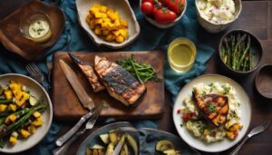 perfect accompaniments for swordfish