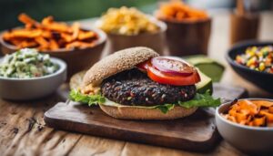 perfect pairings for bean burgers