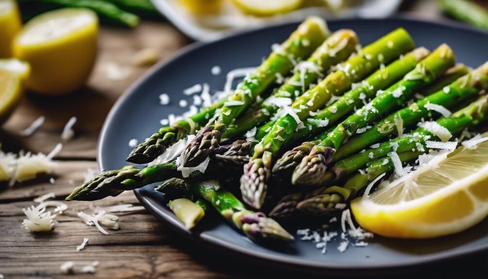 perfectly cooked green spears