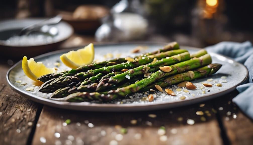 perfectly cooked spring vegetable