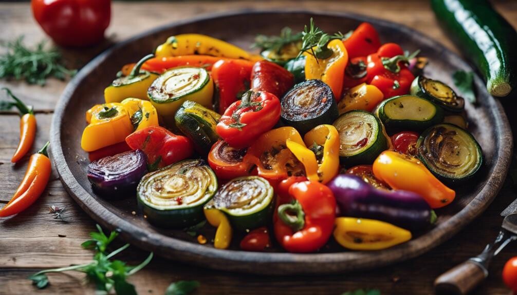 perfectly seasoned oven veggies