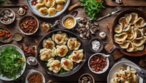 perogies sides for dinner