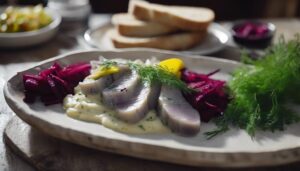 pickled herring side dishes