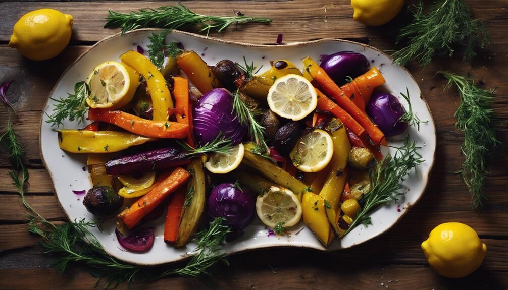 pickled vegetables with lemons