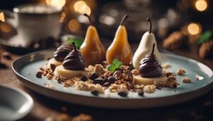 poached pears side dishes