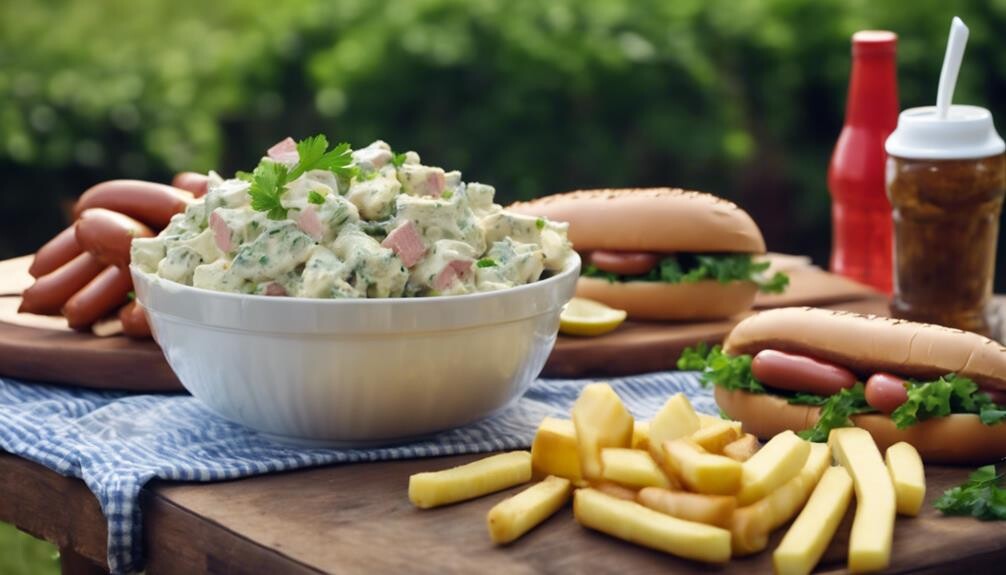 potato salad with anchovies