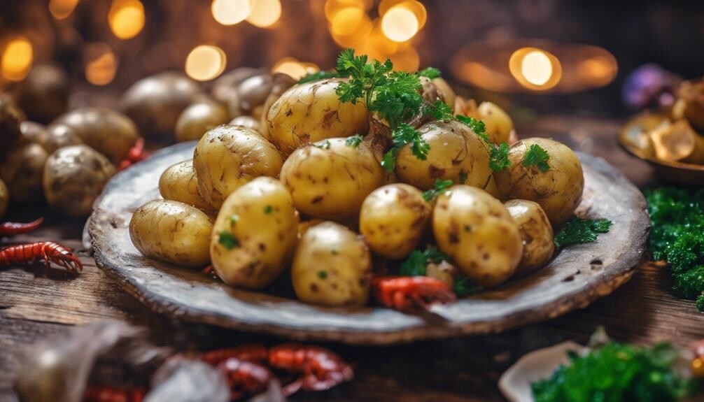 potatoes cooked in water