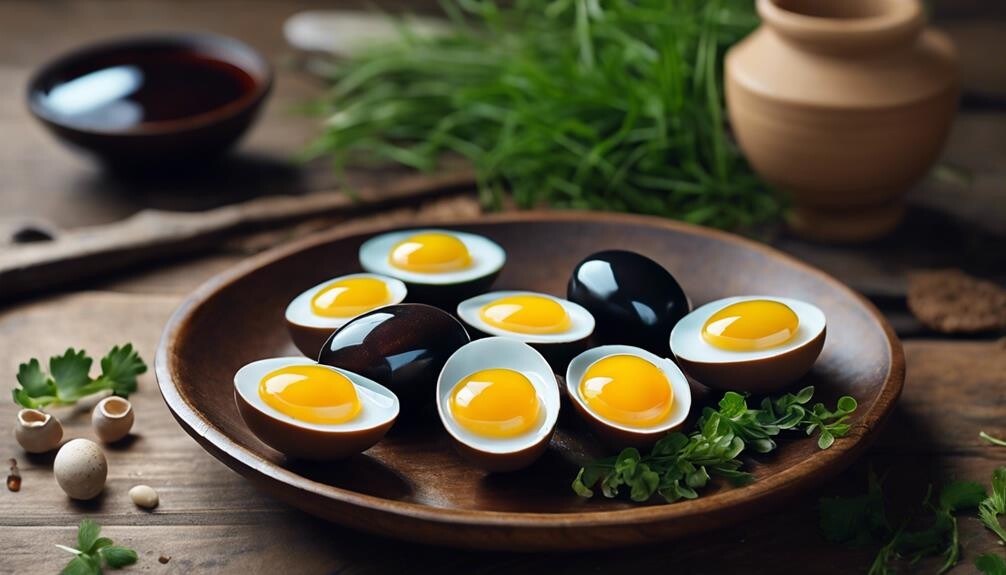 preserved duck eggs delicacy
