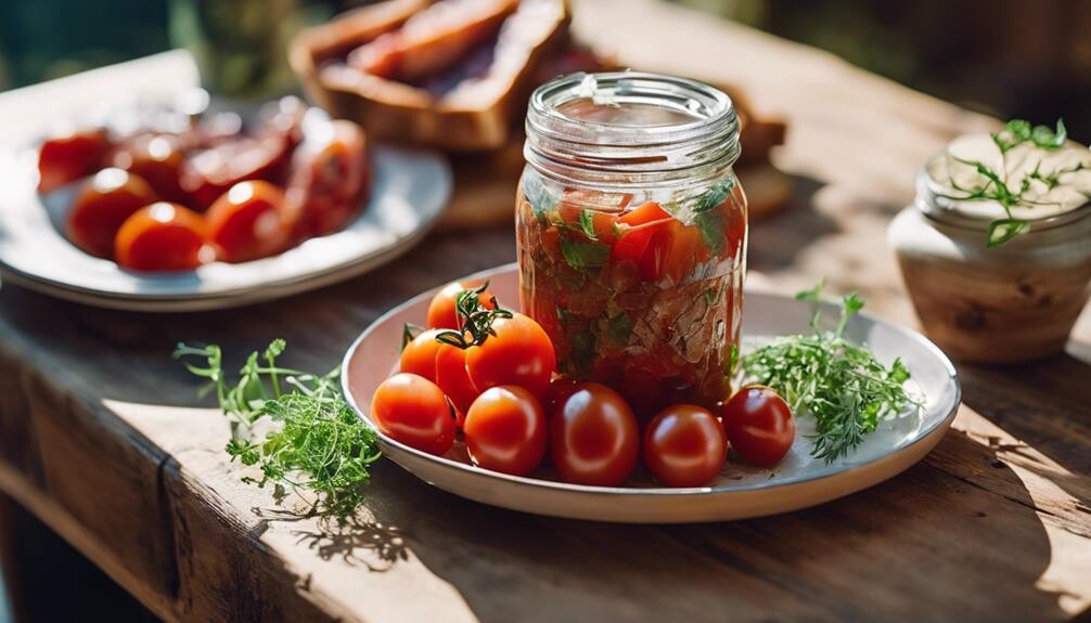 preserving garden fresh flavors