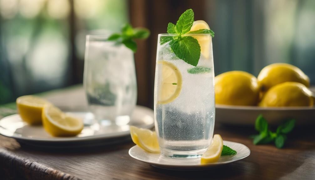 refreshing and carbonated drink