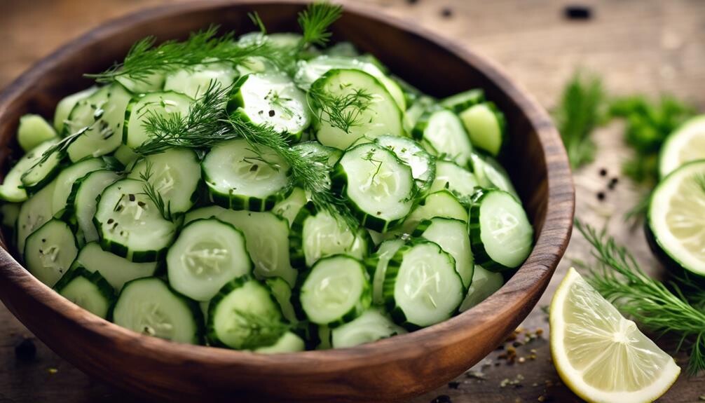 refreshing cucumber and dill