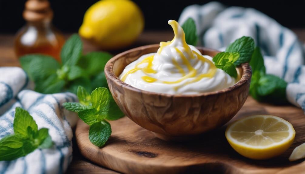 refreshing lemon greek yogurt