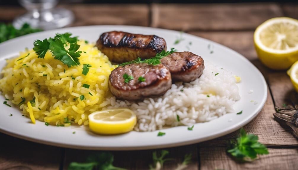 refreshing lemon infused rice dish