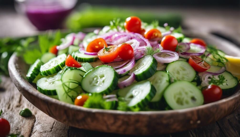 refreshing summer cucumber dish