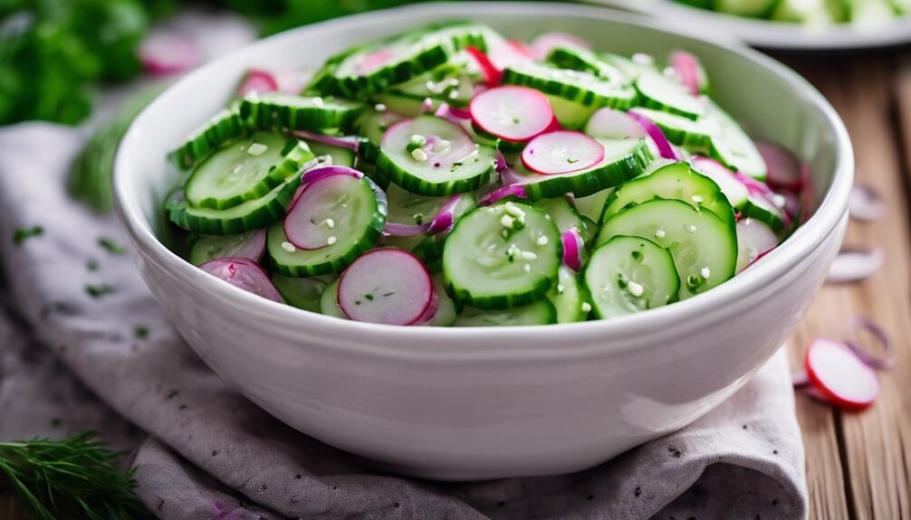 refreshing summer cucumber dish